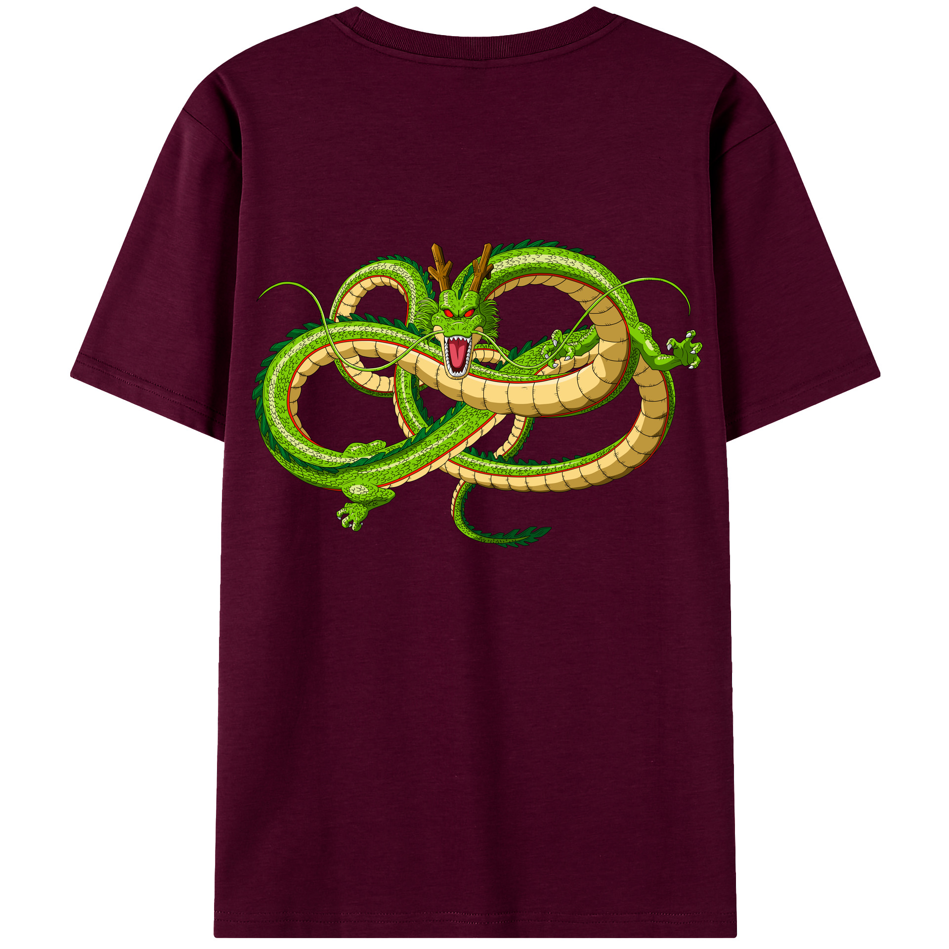 （画像用） ドラゴンボール 神龍 シェンロン DRAGON BALL Shenron レディース半袖Tシャツ(バックプリント)